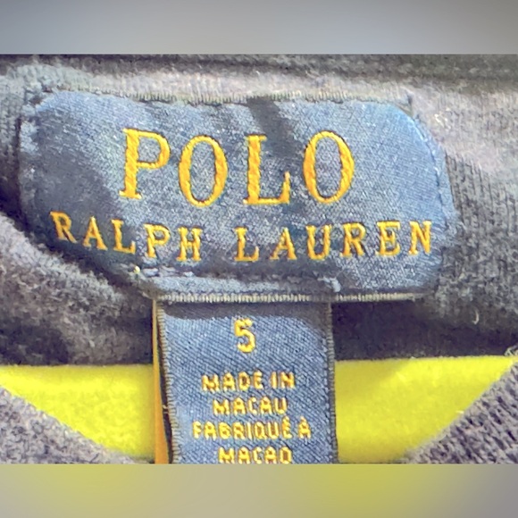 Polo by Ralph Lauren Kids Sz 5 Blue Camouflage T-Shirt - Picture 4 of 4